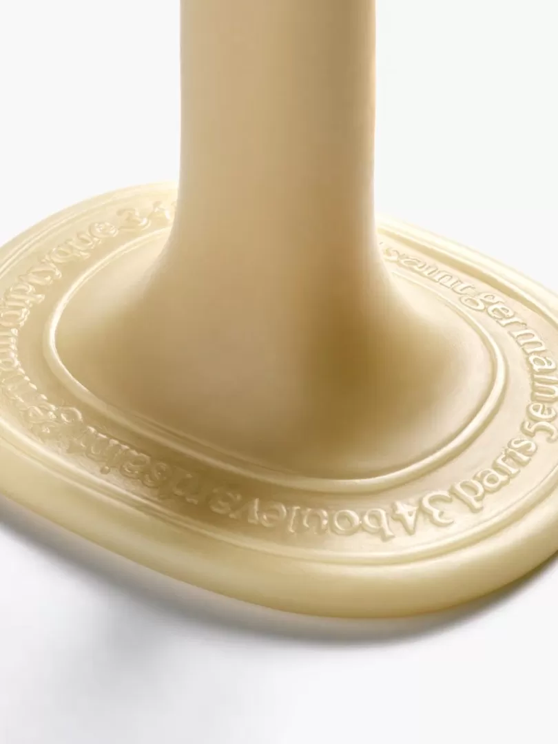 Diptyque Ambre (Amber) Taper candle with branded oval base- Taper Candles | See All