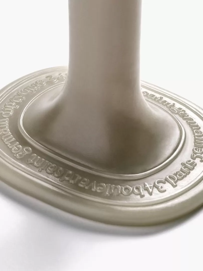 Diptyque Feu de Bois (Wood Fire) Taper candle with branded oval base- Taper Candles | See All