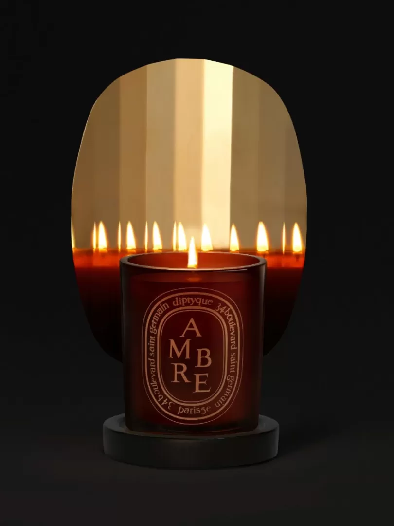 Diptyque 1,000 Flames Reflecting Candle Stand For classic and medium candles- Stands | Accessories